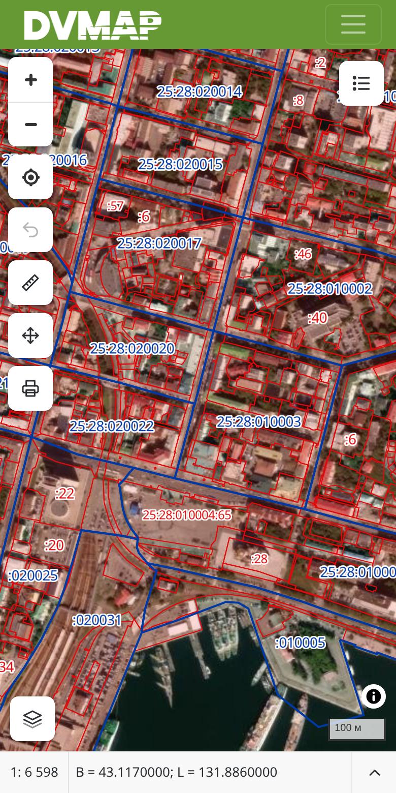 Карта DVMap на телефоне